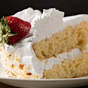 Tres Leches dessert from Sugar Dreams Bakery in East Patchogue NY